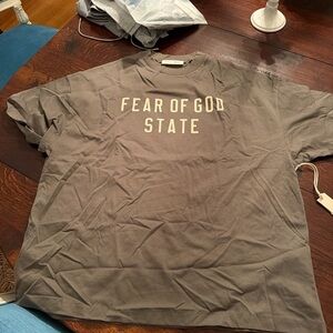 Fear of God Gray Apparel Tag